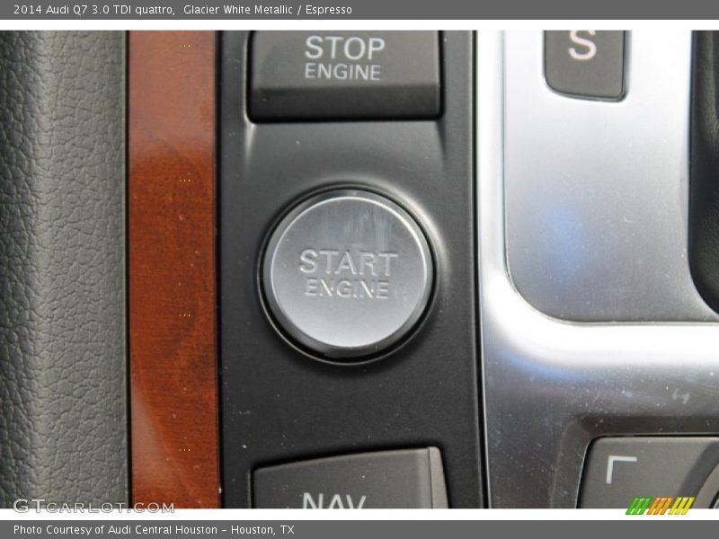 Glacier White Metallic / Espresso 2014 Audi Q7 3.0 TDI quattro