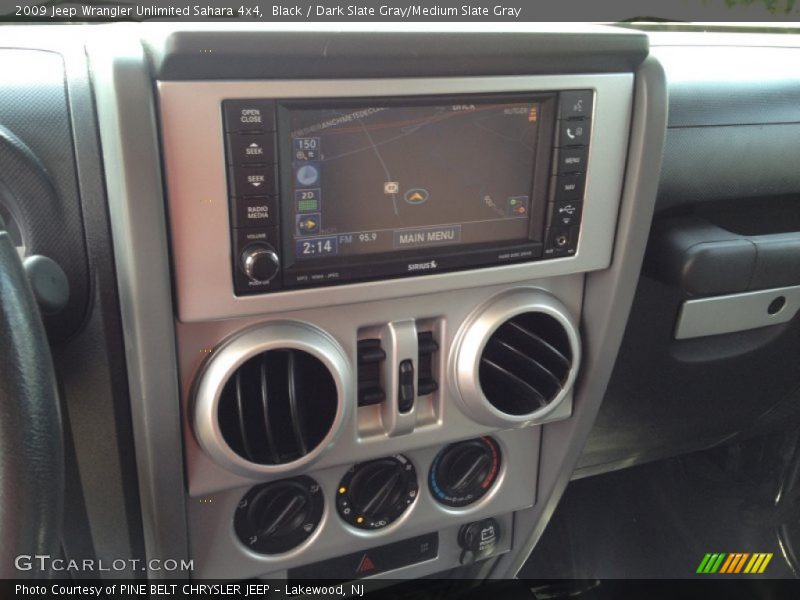 Black / Dark Slate Gray/Medium Slate Gray 2009 Jeep Wrangler Unlimited Sahara 4x4
