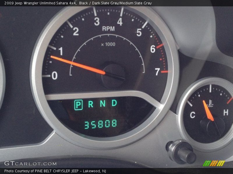 Black / Dark Slate Gray/Medium Slate Gray 2009 Jeep Wrangler Unlimited Sahara 4x4