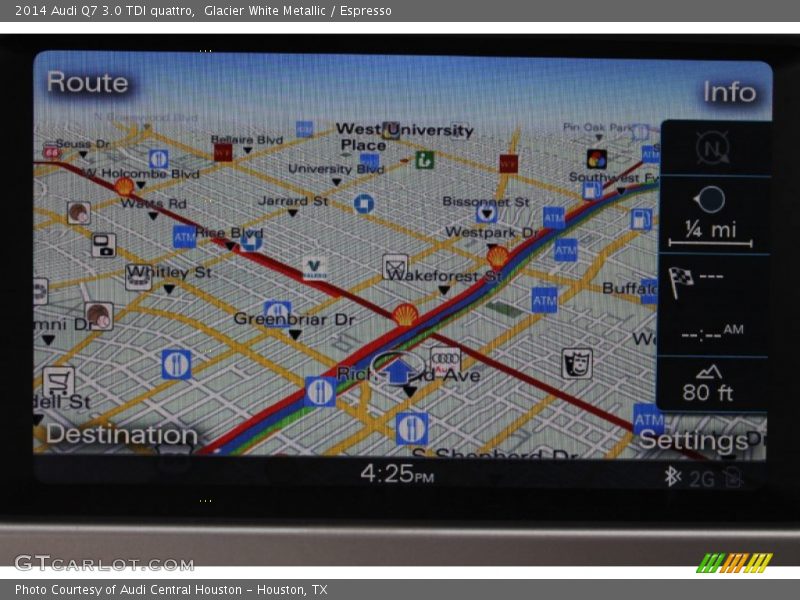 Glacier White Metallic / Espresso 2014 Audi Q7 3.0 TDI quattro