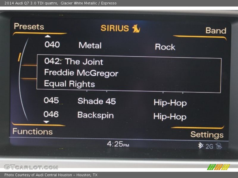 Glacier White Metallic / Espresso 2014 Audi Q7 3.0 TDI quattro