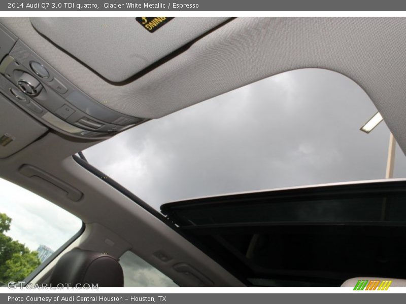 Glacier White Metallic / Espresso 2014 Audi Q7 3.0 TDI quattro