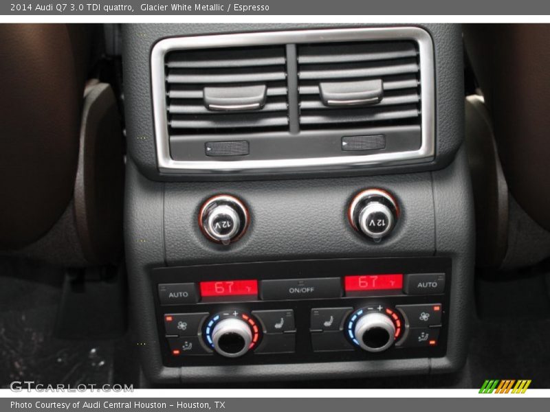 Glacier White Metallic / Espresso 2014 Audi Q7 3.0 TDI quattro
