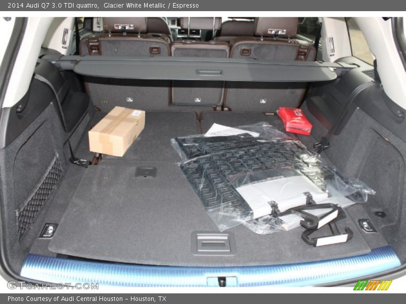Glacier White Metallic / Espresso 2014 Audi Q7 3.0 TDI quattro
