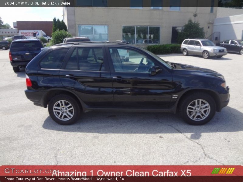 Jet Black / Beige 2004 BMW X5 3.0i