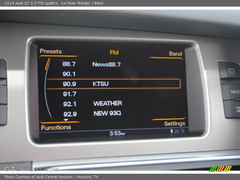 Audio System of 2014 Q7 3.0 TDI quattro