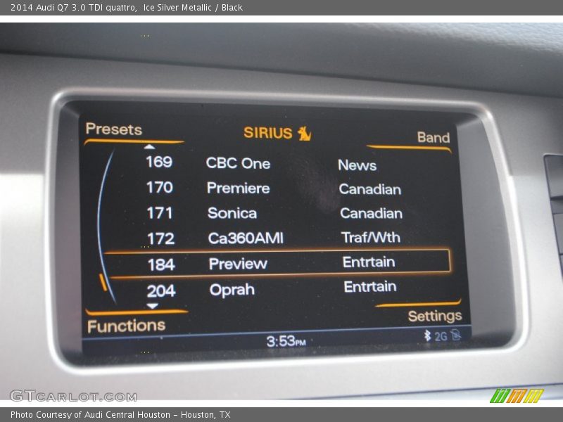 Audio System of 2014 Q7 3.0 TDI quattro