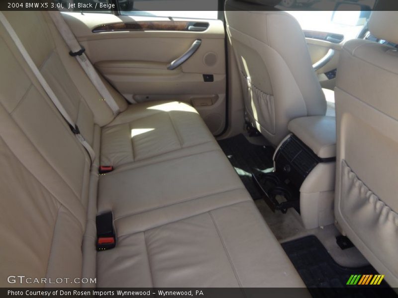 Jet Black / Beige 2004 BMW X5 3.0i