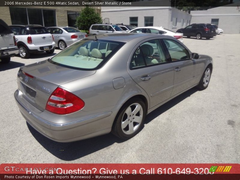 Desert Silver Metallic / Stone 2006 Mercedes-Benz E 500 4Matic Sedan