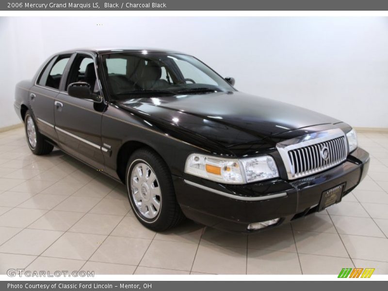 Black / Charcoal Black 2006 Mercury Grand Marquis LS