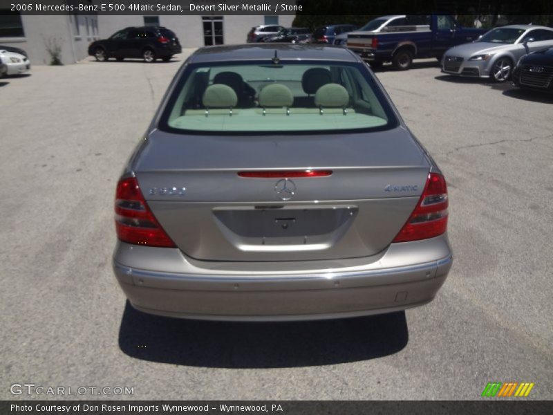 Desert Silver Metallic / Stone 2006 Mercedes-Benz E 500 4Matic Sedan
