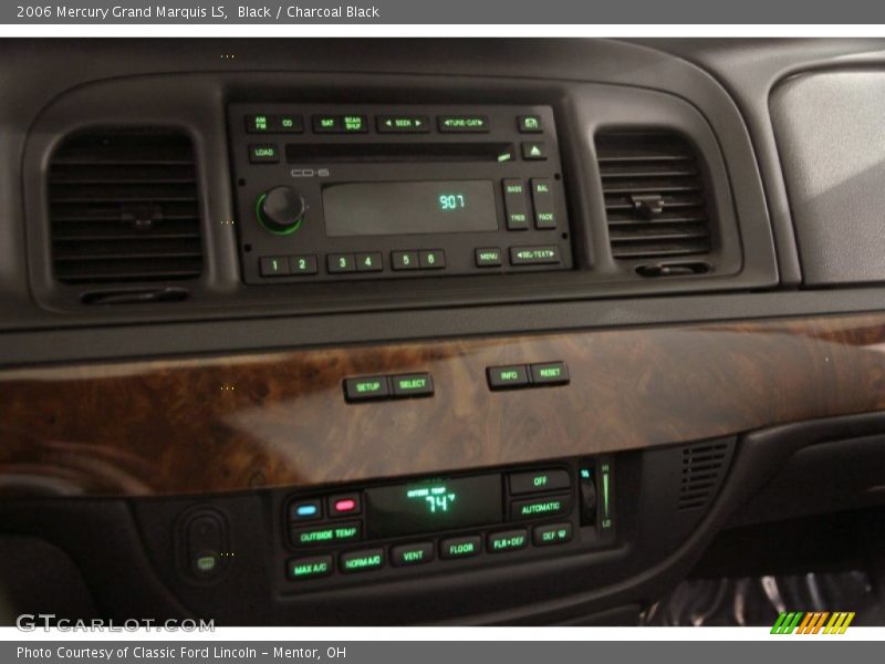 Black / Charcoal Black 2006 Mercury Grand Marquis LS