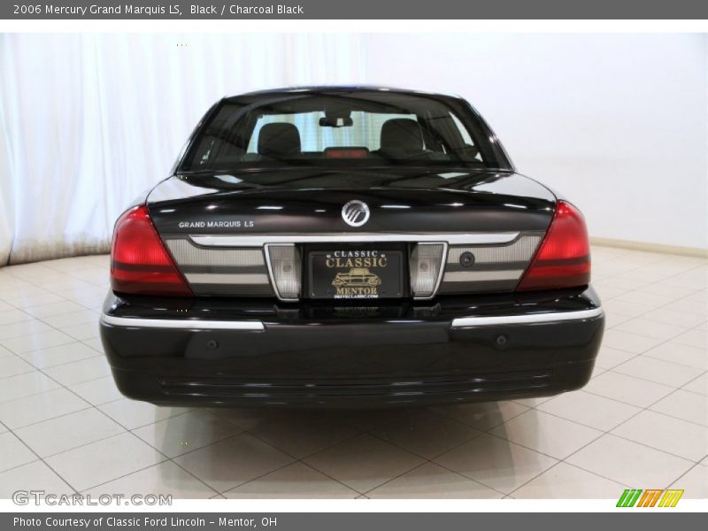 Black / Charcoal Black 2006 Mercury Grand Marquis LS