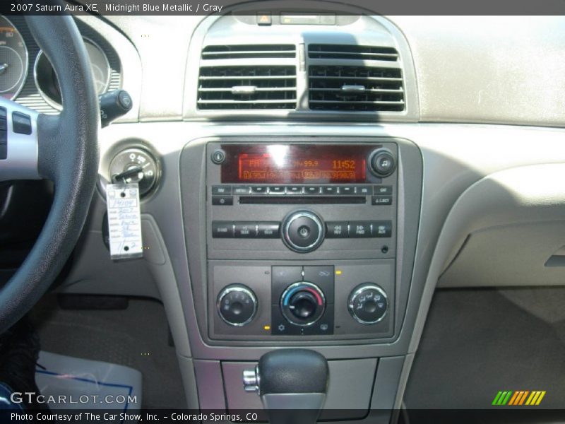 Midnight Blue Metallic / Gray 2007 Saturn Aura XE