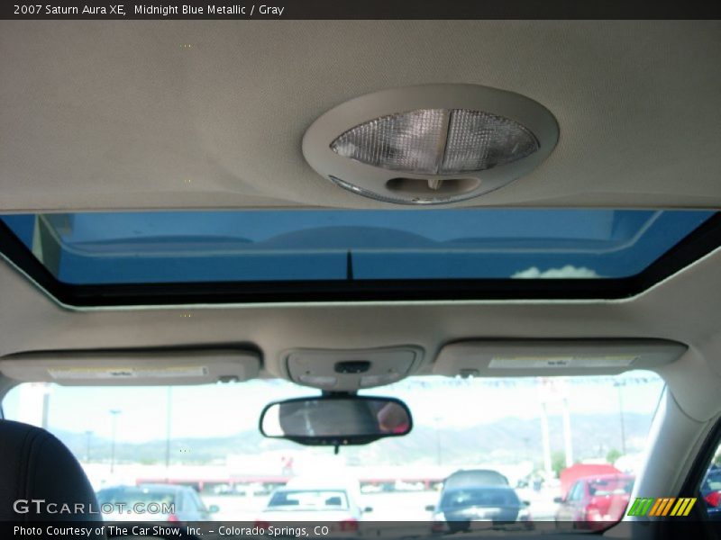 Midnight Blue Metallic / Gray 2007 Saturn Aura XE
