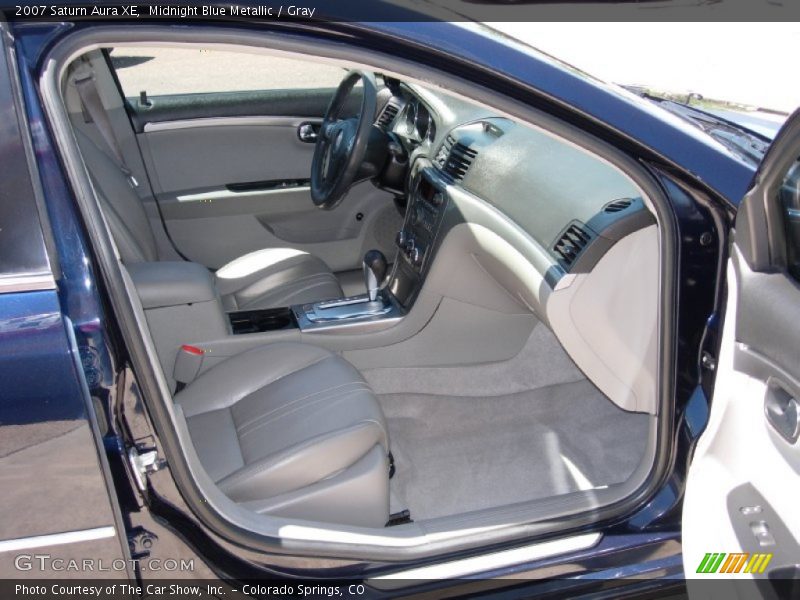 Midnight Blue Metallic / Gray 2007 Saturn Aura XE
