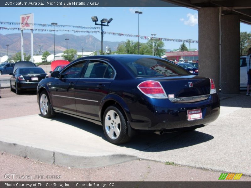 Midnight Blue Metallic / Gray 2007 Saturn Aura XE