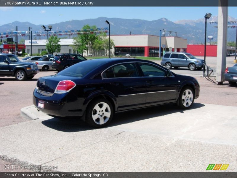 Midnight Blue Metallic / Gray 2007 Saturn Aura XE