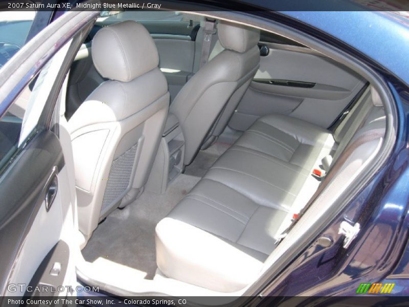Midnight Blue Metallic / Gray 2007 Saturn Aura XE