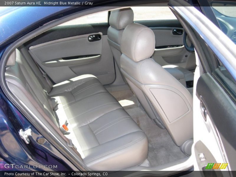 Midnight Blue Metallic / Gray 2007 Saturn Aura XE