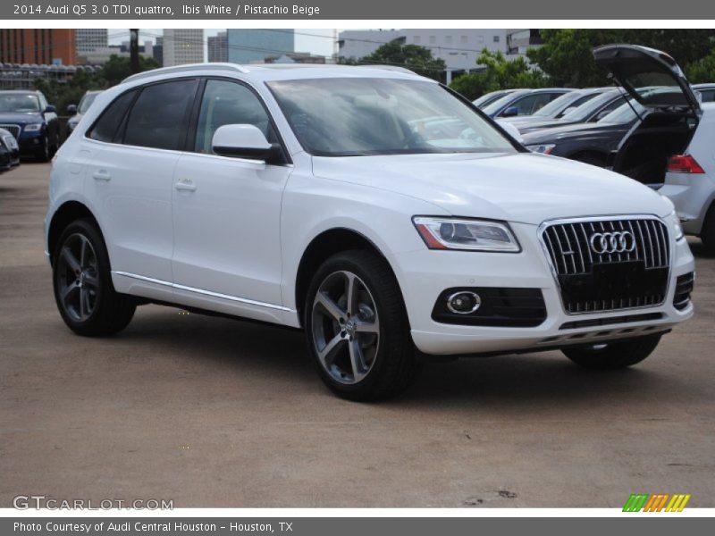 Ibis White / Pistachio Beige 2014 Audi Q5 3.0 TDI quattro