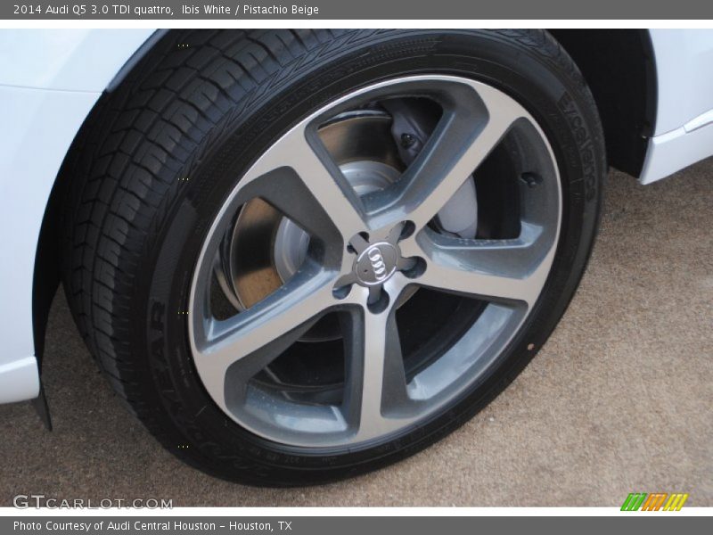 Ibis White / Pistachio Beige 2014 Audi Q5 3.0 TDI quattro