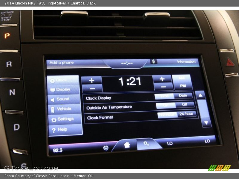 Ingot Silver / Charcoal Black 2014 Lincoln MKZ FWD