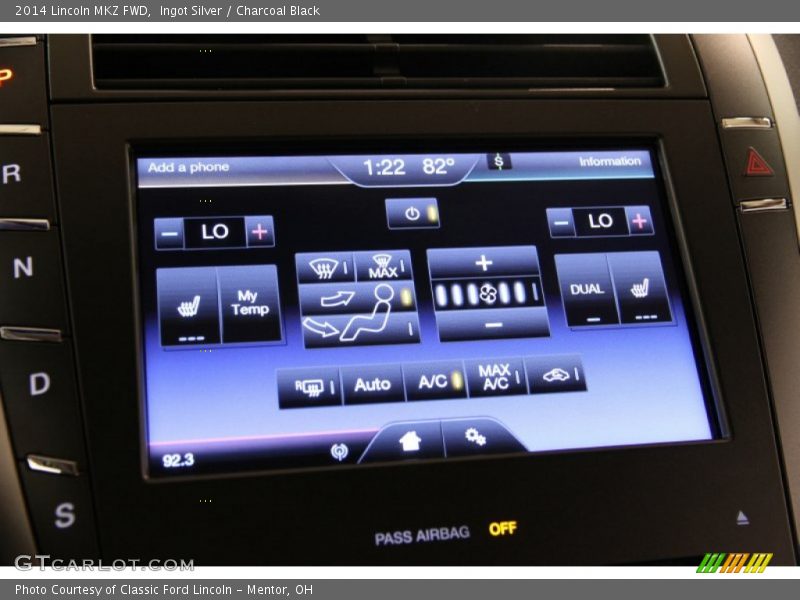 Ingot Silver / Charcoal Black 2014 Lincoln MKZ FWD