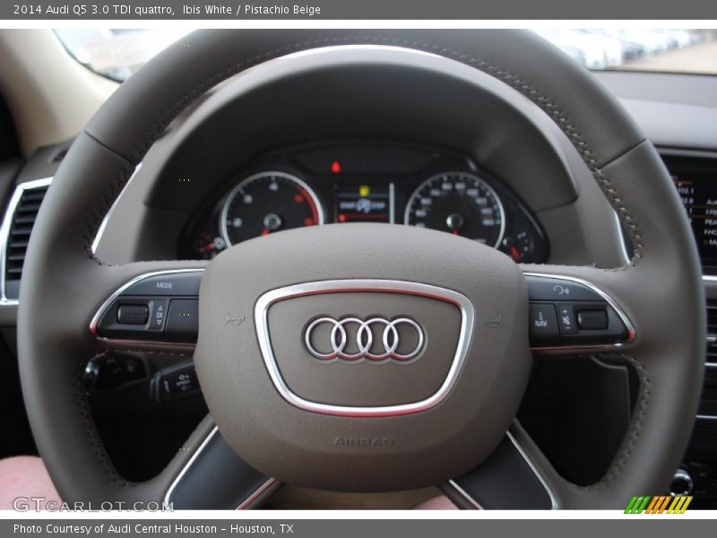 Ibis White / Pistachio Beige 2014 Audi Q5 3.0 TDI quattro