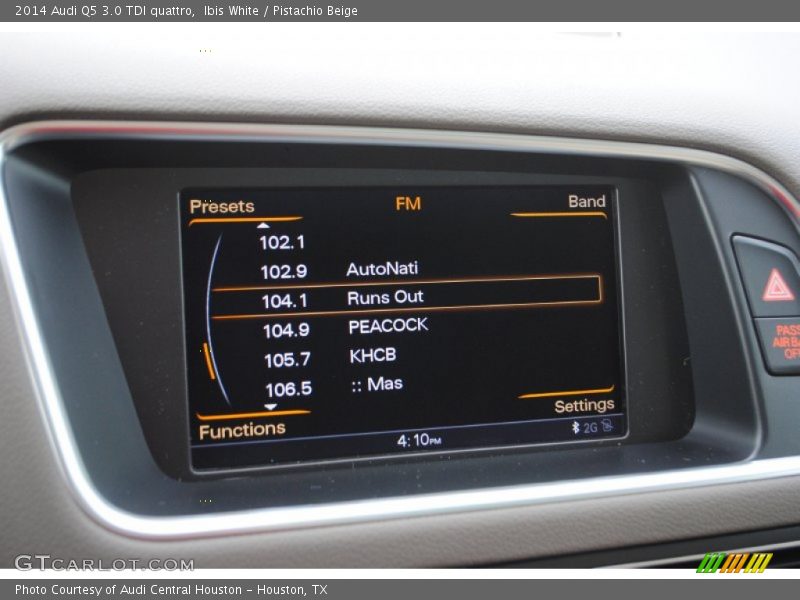 Ibis White / Pistachio Beige 2014 Audi Q5 3.0 TDI quattro