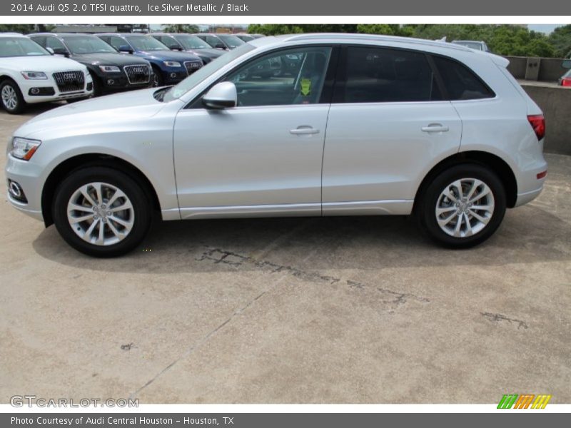 Ice Silver Metallic / Black 2014 Audi Q5 2.0 TFSI quattro