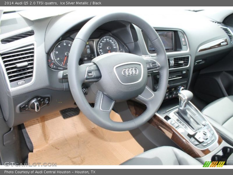 Ice Silver Metallic / Black 2014 Audi Q5 2.0 TFSI quattro