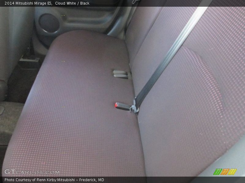 Cloud White / Black 2014 Mitsubishi Mirage ES