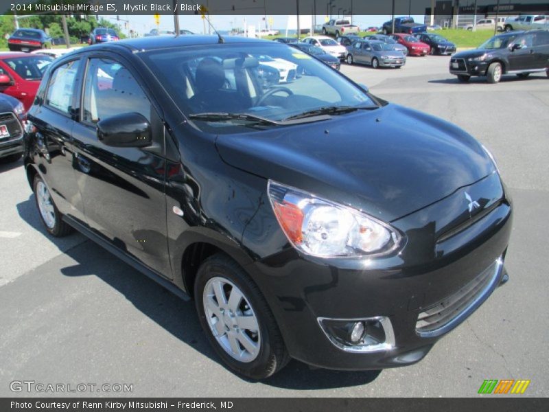 Mystic Black / Black 2014 Mitsubishi Mirage ES