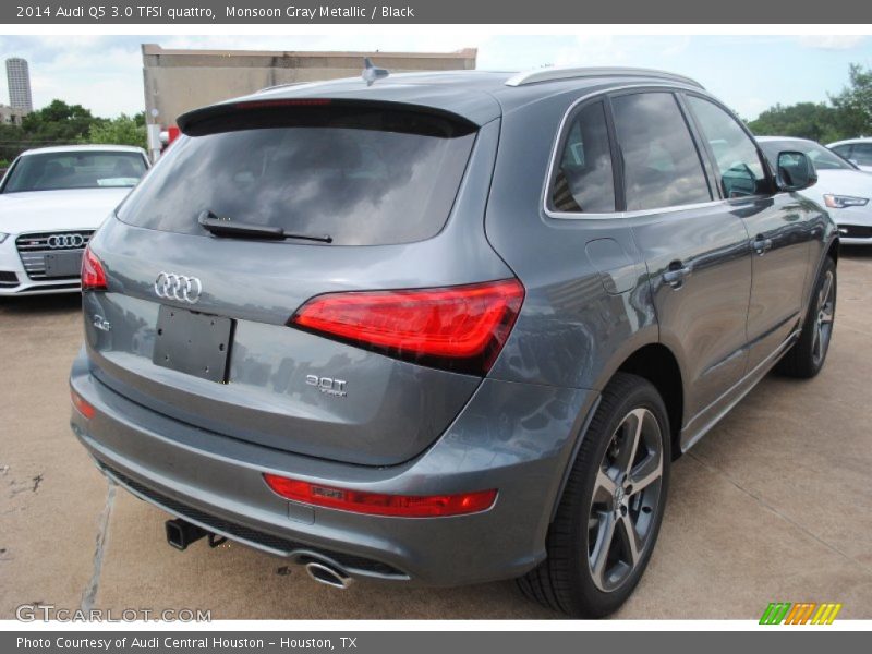 Monsoon Gray Metallic / Black 2014 Audi Q5 3.0 TFSI quattro