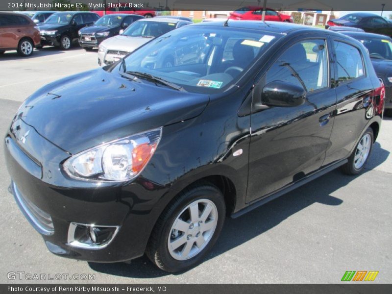 Mystic Black / Black 2014 Mitsubishi Mirage ES