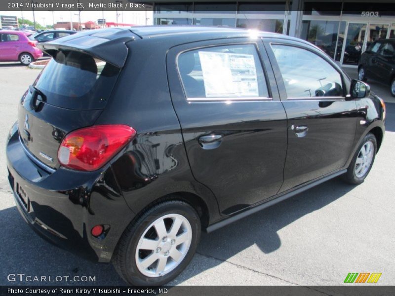 Mystic Black / Black 2014 Mitsubishi Mirage ES