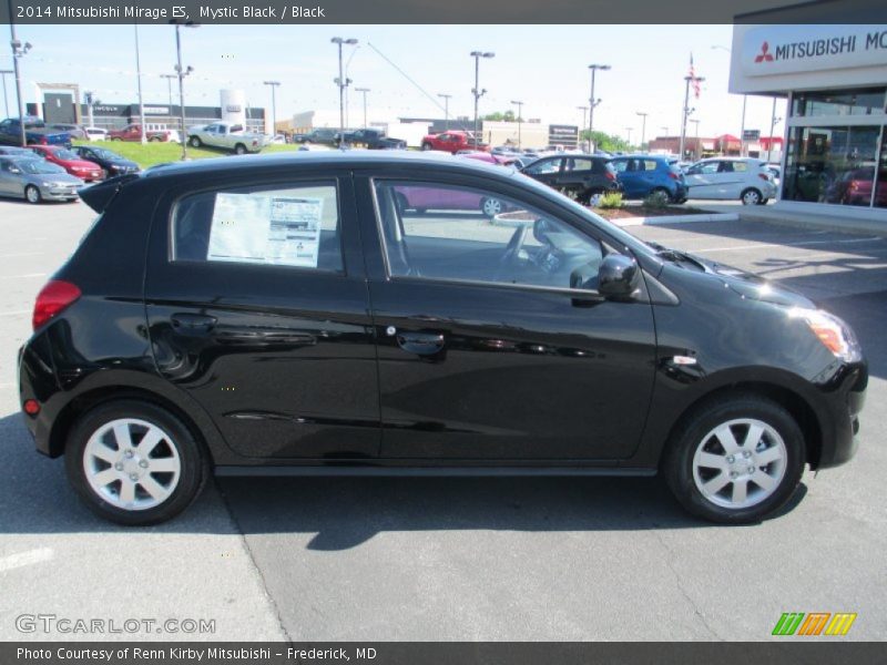 Mystic Black / Black 2014 Mitsubishi Mirage ES