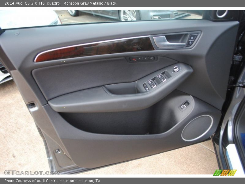 Monsoon Gray Metallic / Black 2014 Audi Q5 3.0 TFSI quattro