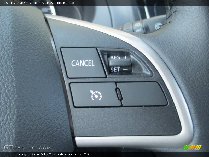 Mystic Black / Black 2014 Mitsubishi Mirage ES