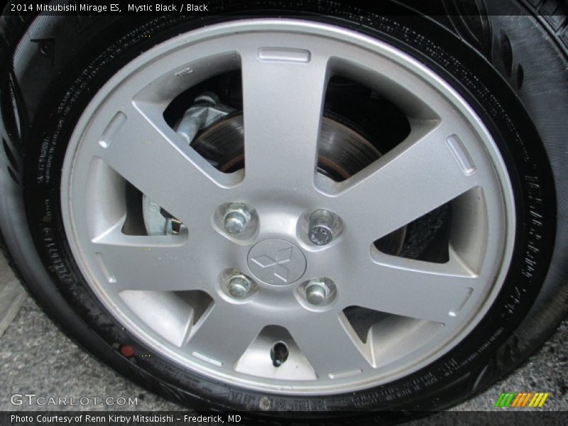 Mystic Black / Black 2014 Mitsubishi Mirage ES