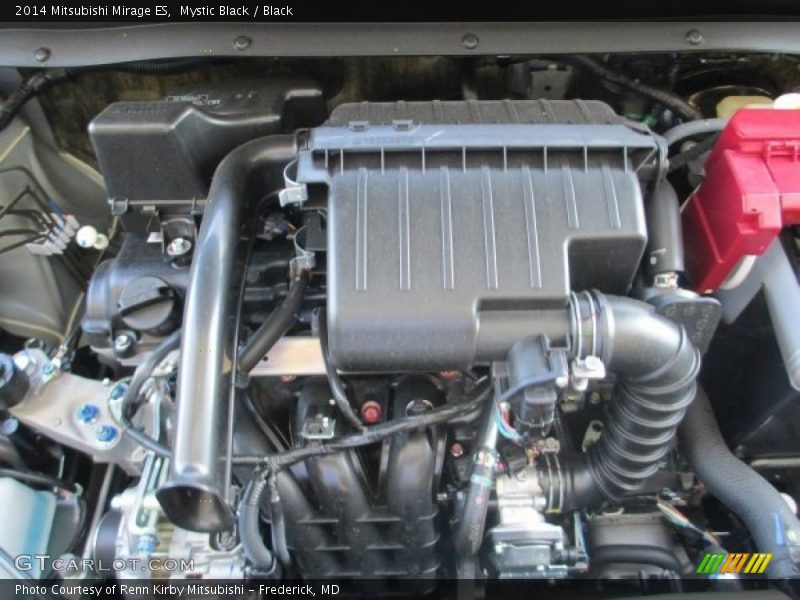 Mystic Black / Black 2014 Mitsubishi Mirage ES