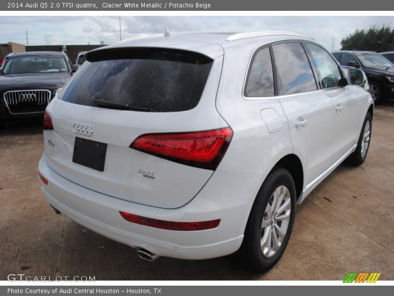 Glacier White Metallic / Pistachio Beige 2014 Audi Q5 2.0 TFSI quattro