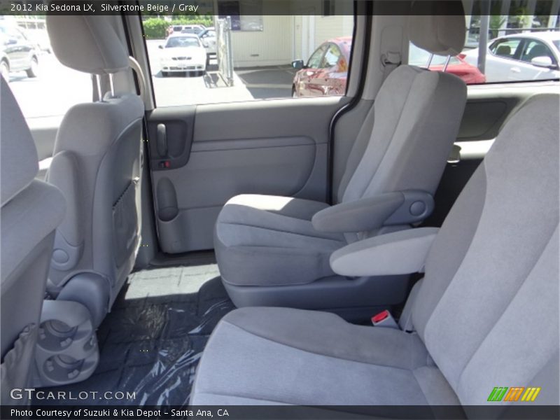 Silverstone Beige / Gray 2012 Kia Sedona LX