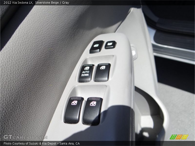 Silverstone Beige / Gray 2012 Kia Sedona LX