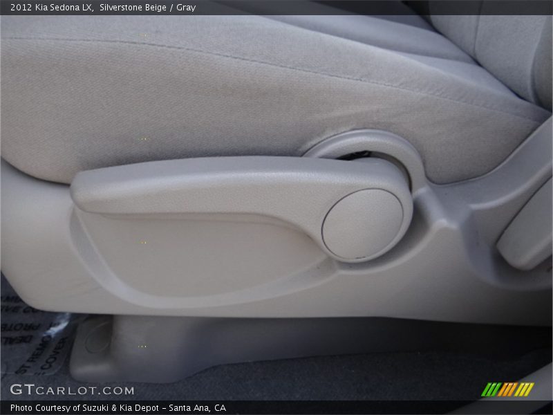 Silverstone Beige / Gray 2012 Kia Sedona LX