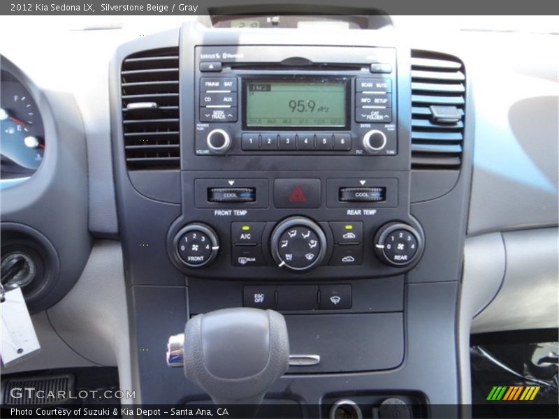 Silverstone Beige / Gray 2012 Kia Sedona LX