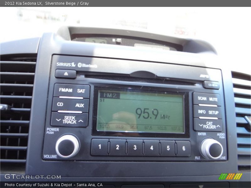 Silverstone Beige / Gray 2012 Kia Sedona LX