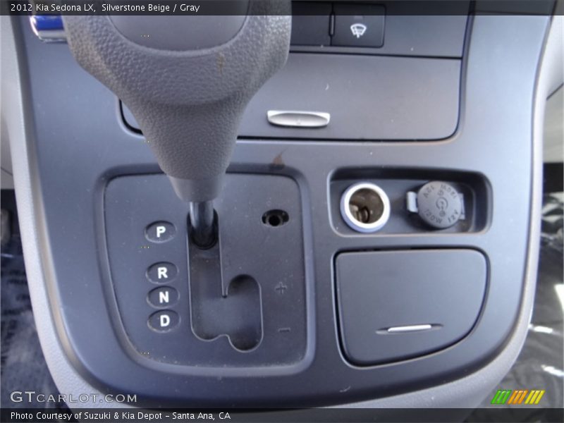 Silverstone Beige / Gray 2012 Kia Sedona LX