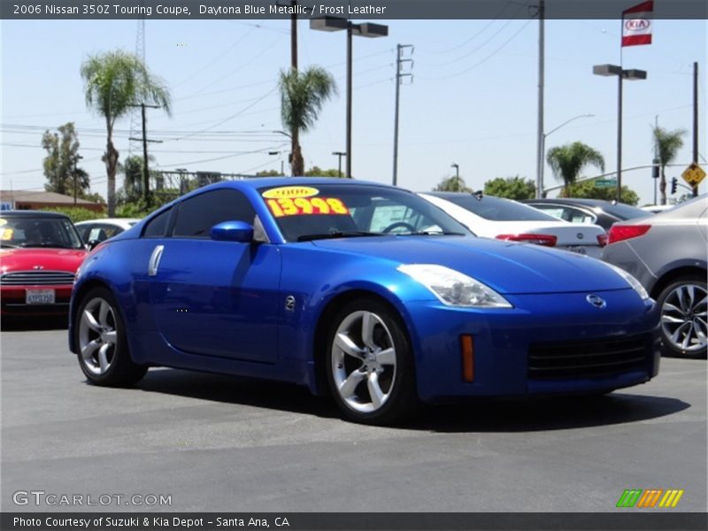 Daytona Blue Metallic / Frost Leather 2006 Nissan 350Z Touring Coupe